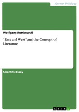 "East and West" and the Concept of Literature