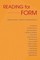 Reading for Form