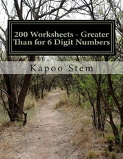 200 Worksheets - Greater Than for 6 Digit Numbers