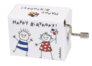 Muzikinė dėžutė „Happy birthday“