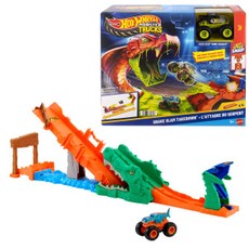 HOT WHEELS MONSTER TRUCKS rinkinys – Krokodilo iššūkis (JJN45)