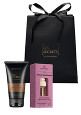 Dovanų rinkinys EQUIVALENZA automobilio gaiviklis „Sensual Sandalwood“ + rankų kremas Les Secrets „Cuir“