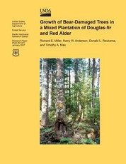 Growth of Bear-Damaged Trees in a Mixed Plantation of Douglas-fir and Red Alder
