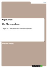 Balitzki, A: Martens clause