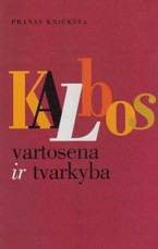Kalbos vartosena ir tvarkyba