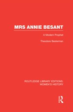 Mrs Annie Besant