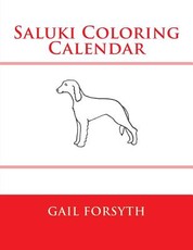 Saluki Coloring Calendar