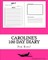 Caroline's 100 Day Diary