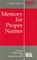 Memory for Proper Names