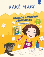 Kakė Makė. Rankos lavinimo užduotėlės. Su nutrinamu rašikliu