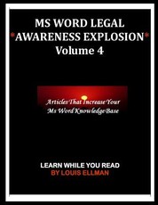 MS Word Legal -- Awareness Explosion Volume 4
