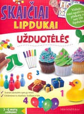 Skaičiai. Lipdukai, užduotėlės