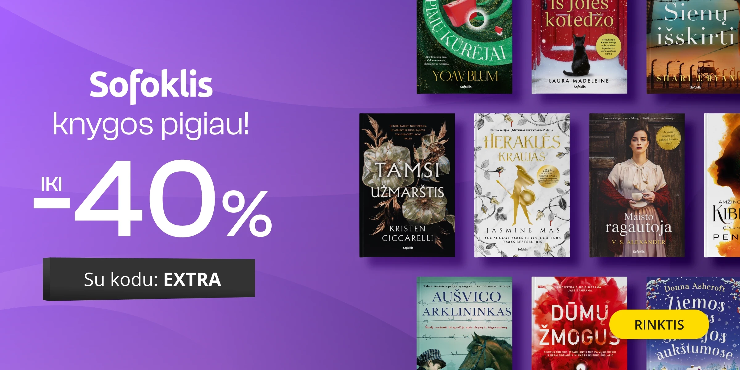 LEIDYKLOS SOFOKLIS KNYGOMS - extra nuolaidos iki -40%!