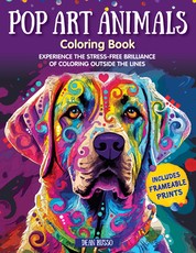 Dean Russo's Animals with Attitude Pop Art Coloring Book, Series 1