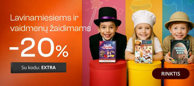 Lavinamiesiems ir vaidmenų žaidimams - 20% nuolaida