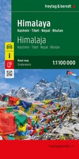 Himalaja, Straßenkarte 1:1.100.000, freytag & berndt