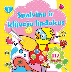 Spalvinu ir klijuoju lipdukus 1 (su 117 lipd.)