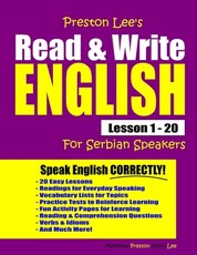 Preston Lee's Read & Write English Lesson 1 - 20 For Serbian Speakers