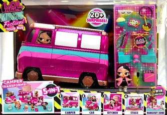L.O.L. SURPRISE Rinkinys „Muzikos festivalio autobusas“