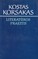 Literatūros praeitis
