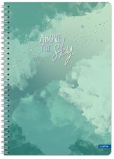 Sąsiuvinis su spirale A5 100lap 70g lang SKY