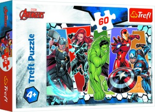 TREFL AVENGERS dėlionė „Keršytojai“, 60 det.