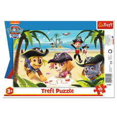 TREFL PAW PATROL dėlionė „Šuniukai-patruliai“, 15 det. TREFL PAW PATROL dėlionė „Šuniukai-patruliai“, 15 det.