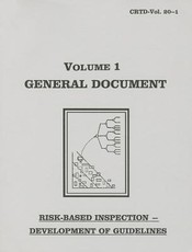 Risk-Based Inspection Development of Guidelines, General Document