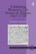 Publishing Women's Life Stories in France, 1647-1720