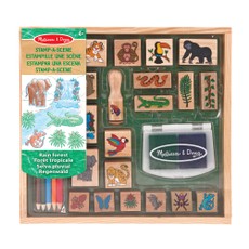 MELISSA & DOUG playset Stamp-a-Scene-Rain Forest