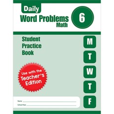 Daily Word Problems Math, Grade 6 Student Workbook