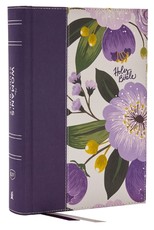 Kjv, the Woman's Study Bible, Cloth Over Board, Purple Floral, Red Letter, Full-Color Edition, Thumb Indexed, Comfort Print