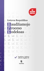 Lietuvos Respublikos baudžiamojo proceso kodeksas: papildytas leidimas 2022 m. rugsėjo 1 d.