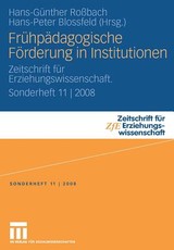 FrÃ¼hpÃ¤dagogische FÃ¶rderung in Institutionen