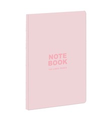 Teneues - A5 Notebook: Pastel Pink, 140 Lined Pages, Raw Sewn Spine, Lays Flat