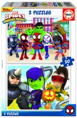 2 dėlionės (puzzle) 2x20 SPIDEY ir AMAZING FRIENDS 3-5metų