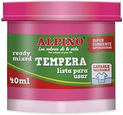 Guašas (tempera) ALPINO 40ml t.rausvas