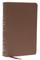 Kjv, Personal Size Large Print Single-Column Reference Bible, Genuine Leather, Brown, Red Letter, Comfort Print
