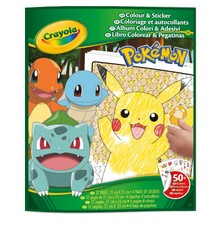 CRAYOLA POKEMON Spalvinimo rinkinys su lipdukais