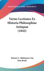 Variae Lectiones Ex Historia Philosophiae Antiquae (1842)
