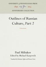 Outlines of Russian Culture, Part 2