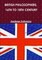 British Philosophers, 16th to 18th Century