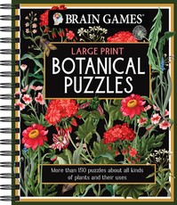 Brain Games - Large Print Botanical Puzzles