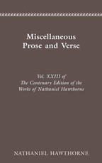 Centenary Ed Works Nathaniel Hawthorne