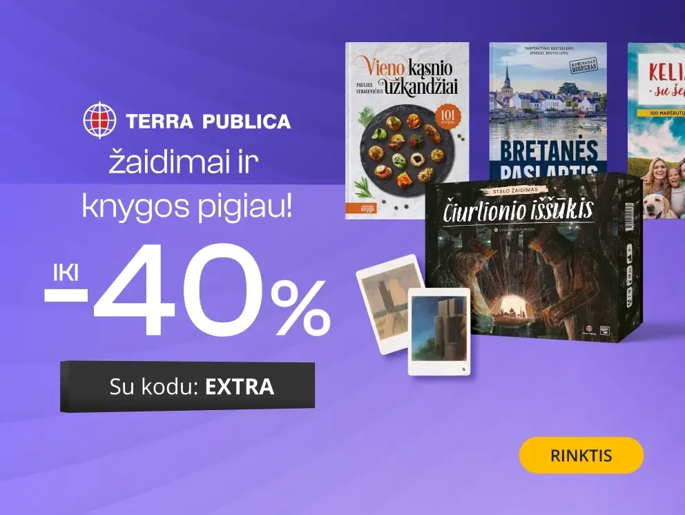 LEIDYKLOS TERRA PUBLICA KNYGOMS IR ŽAIDIMAMS - extra nuolaidos iki -40%!