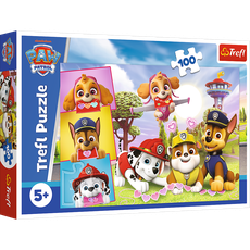 TREFL PAW PATROL dėlionė „Šuniukai-patruliai“, 100 det.