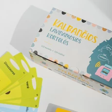 Lavinamosios kalbančios kortelės (rožinė)