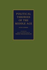 Political Theories of the Middle Age
