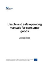 Usable and safe operating manuals for consumer goods