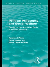 Political Philosophy and Social Welfare (Routledge Revivals)